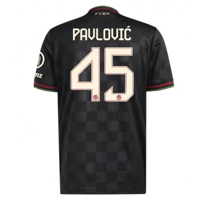 Bayern Munich Aleksandar Pavlovic #45 3rd trikot 2025-26 Kurzarm Bayern Munich Aleksandar Pavlovic #45 3rd trikot 2025-26 Kurzarm